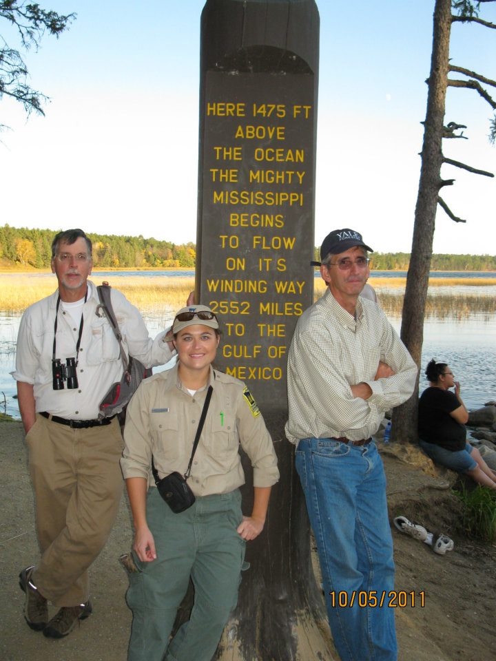 Enjoying some time with colleagues Mike Ferrucci and Kurt Rusterholz during a forest management audit in 2011.